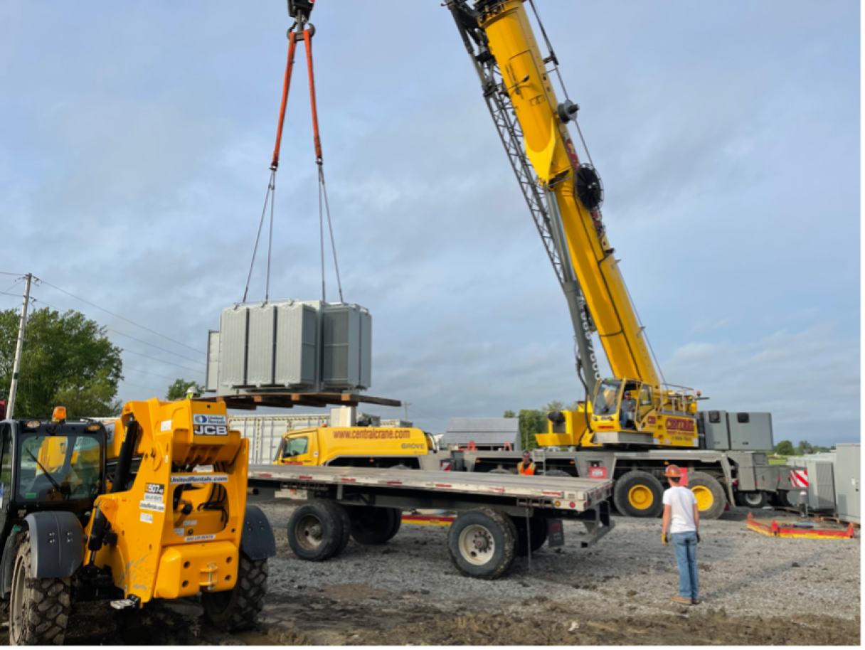 image of development phase of battery energy storage site