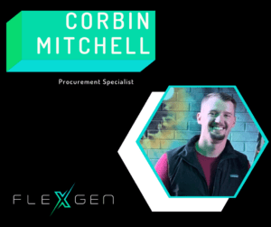 Introducing Corbin Mitchell, FlexGen’s Procurement Specialist